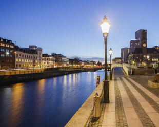 Waterfront cityscape at dusk - FOLF01062