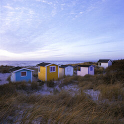 Beach huts in autumn evening - FOLF02038