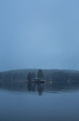 Blick auf das Flussufer im Nebel - FOLF02140