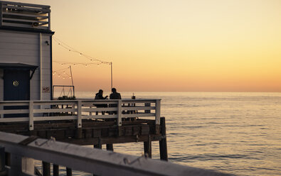 Ansicht des Piers bei Sonnenuntergang in Malibu - FOLF02208