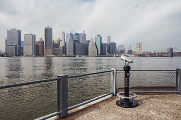 City skyline seen from observation point against sky - CAVF30572