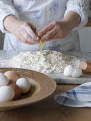 Woman making pasta dough - FOLF02847