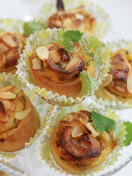 Almond cakes with mint leaves - FOLF02864