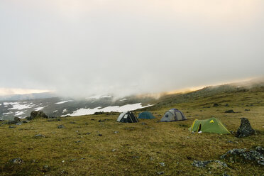 Tents on mountain - CAVF31142