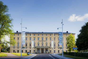 Fassade der Universitätsbibliothek in Uppsala - FOLF03776