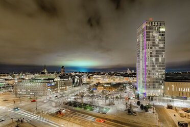 Malmö Live Gebäude bei Nacht beleuchtet - FOLF03784