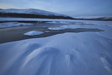 Landscape in Dalarna with ice and snow - FOLF03827
