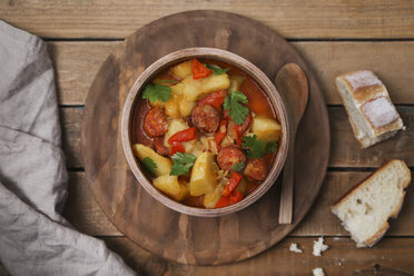 Riojan cuisine, stew with potatoes and chorizo - RTBF01112