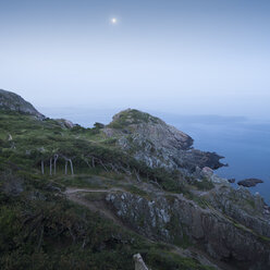 Coastal landscape with moon - FOLF03876