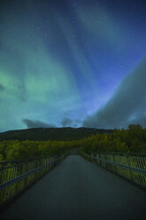 Ländliche Straße bei Nacht in Schweden - FOLF04713