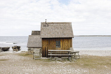 Fischerhütten am Strand von Faro, Schweden - FOLF05032