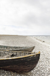 Boats on beach in Faro, Sweden - FOLF05036