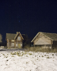 Haus bei Nacht im Winter - FOLF05047