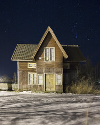 Haus bei Nacht im Winter - FOLF05048