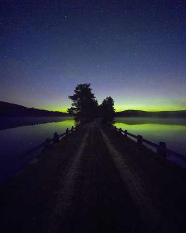 Nordlicht, lizenzfreies Stockfoto