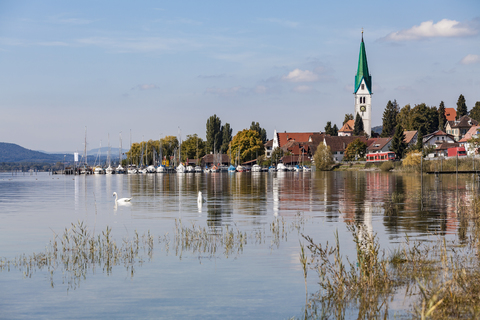 Deutschland, Baden-Württemberg, Bodensee, Ueberlinger See, Sipplingen, Marina, lizenzfreies Stockfoto