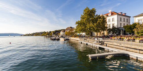 Deutschland, Baden-Württemberg, Ueberlingen, Seepromenade - WDF04538