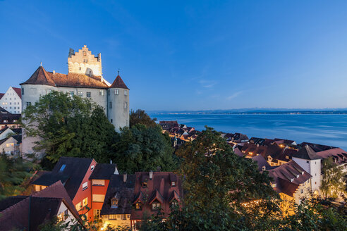 Deutschland, Baden-Württemberg, Bodensee, Meersburg, Schloss Meersburg, Unterstadt - WDF04549