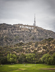 Schild in den Hollywood Hills, Los Angeles - FOLF05747