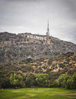 Schild in den Hollywood Hills, Los Angeles - FOLF05747