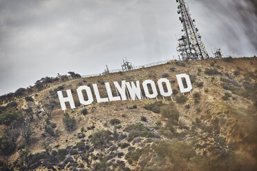 Schild in den Hollywood Hills, Los Angeles - FOLF05748