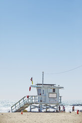 White lifeguard hut on Venice Beach - FOLF05789