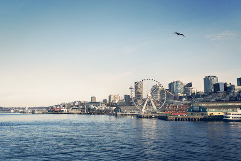 Skyline von Seattle gegen den Himmel - CAVF31689