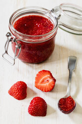 Homemade strawberry jam with chia seeds - EVGF03327