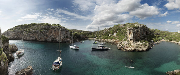 Boats moored on sea - CAVF32346