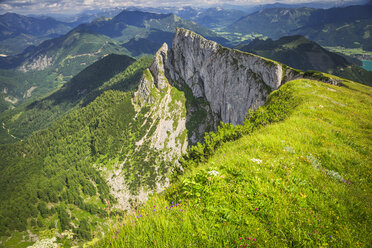 Österreich, Bundesland Salzburg, Salzkammergut, Blick vom Schafberg - AIF00466