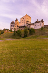 Austria, Upper Austria, Muehlviertel, Burg Clam in the evening - AIF00468