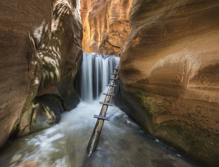 Idyllic view of waterfall at Kanarraville Creek - CAVF34994