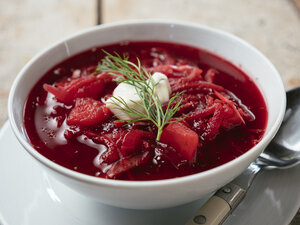 Bowl of vegan Borscht - HAWF01002