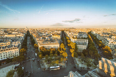 Frankreich, Paris, Blick auf das 1. Arrondissement von oben - TAMF01032