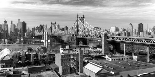 Queensboro bridge against sky - CAVF36791