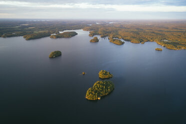 Aerial view of islands against sky - CAVF36970