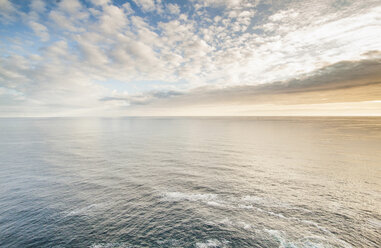 Scenic view of seascape against cloudy sky - CAVF39389