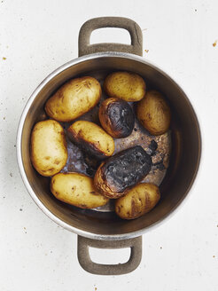 Cooking pot of burnt potatoes - MUF01527