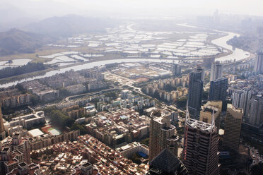 Aerial view of cityscape - CAVF41356