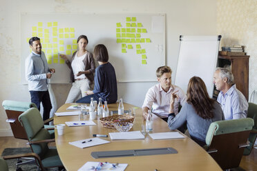 Group of business people discussing in board room - MASF05646