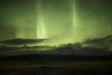 Blick auf das Polarlicht in Island - CAVF44620