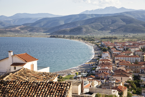 Griechenland, Peloponnes, Arkadien, Paralia Astros, lizenzfreies Stockfoto