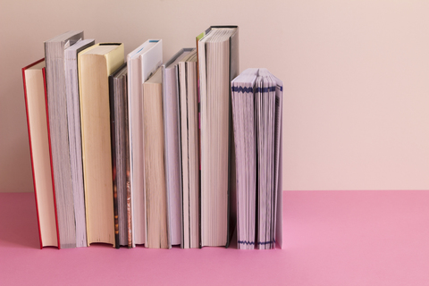 Reihe von Büchern, lizenzfreies Stockfoto