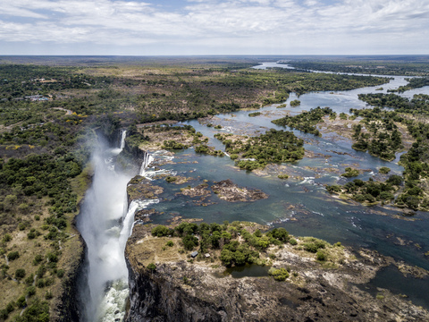 Victoria Falls, Zimbabwe stock photo
