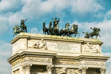Italien, Lombardei, Mailand, Arco della Pace, Triumphbogen - TAMF01047