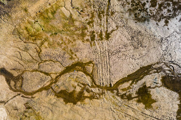 Germany, Baden-Wuerttemberg, aerial view of Aichstrut reservoir, empty detention basin - STSF01509