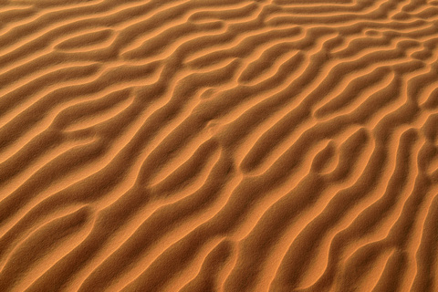 United Arab Emirates, Rub' al Khali, desert sand and ripple marks stock photo