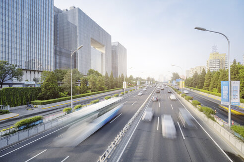 China, Beijing, traffic on road - SPPF00024