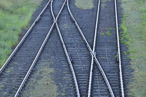 Deutschland, Bahnstrecken, lizenzfreies Stockfoto