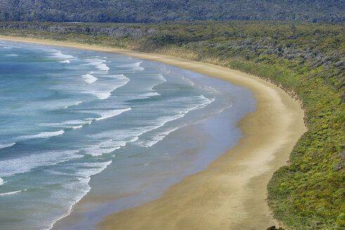 Neuseeland, Südinsel, Otago, Catlins, Tautuku Beach der Tautuku Bay und Tautuku Peninsula - RUEF01876